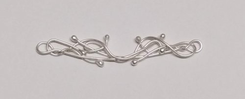 Judy Larson's Silver Scrap Wire Focals to Embellish - , Contemporary Wire Jewelry, Findings, Clasps, Components, Butane Torch, Soldering, Solder, Design, Silver Scrap Wire Focals to Embellish